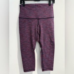 Multicolored Lululemon 21” leggings